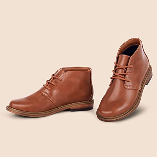 Kids Oxfords Shoes, Brown, Size 3 Kids Oxfords Shoes, Brown, Size 3